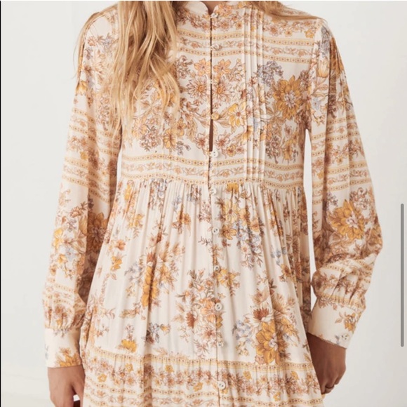 Spell Meadowland Gown in Cream - Picture 6 of 16